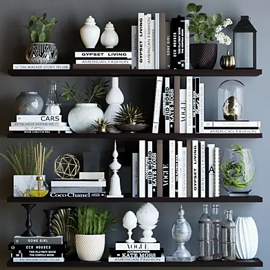 Black and white decor set 2