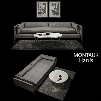 Montauksofa Harris &  Archetype marble table