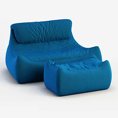 Sofa and pouf Valentine