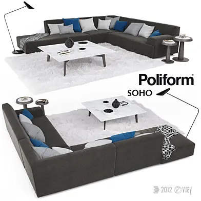 Диван Poliform Soho угловой