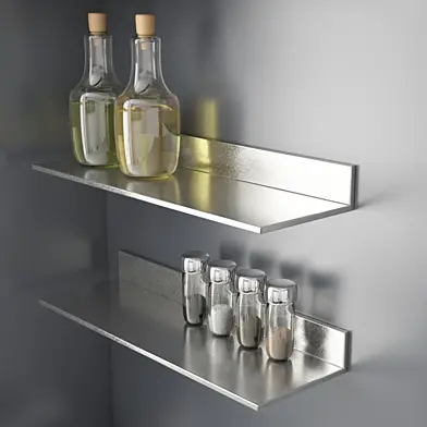 kitchen condiments + IKEA LIMHAMN shelf