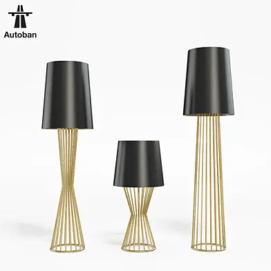 Autoban Tulip Cone + Pinch + Small Family lamps