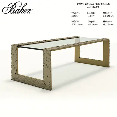Baker Pompeii Coffee Table No.8653