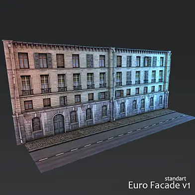 Euro Facade v1 (low poly)