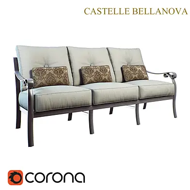 bellanova cushioned sofa