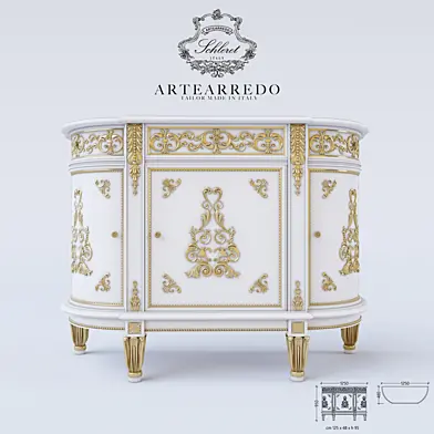 ARTEARREDO Diner du Roi buffet Limoges Small