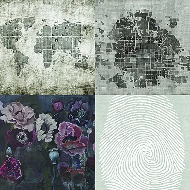 Wall&deco - Contemporary Wallpaper Pack 5