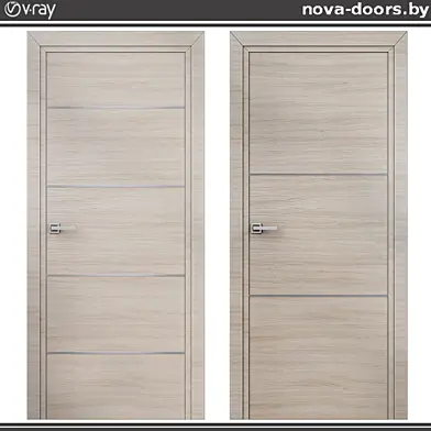 Двери Profil Doors Z (экошпон) 2Z капучино кроскут \ 7Z капучино кроскут
