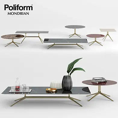 Poliform Mondrian Coffee Tables - 1