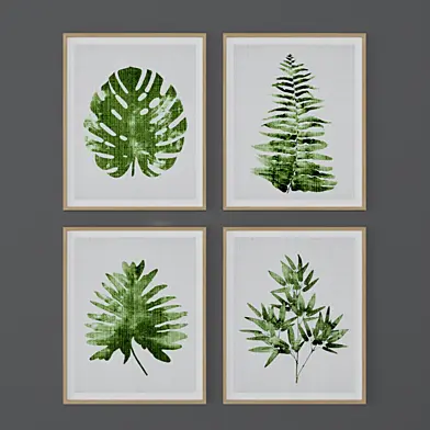 Set of botanical prints from LILAxLOLA