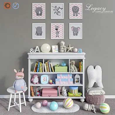 Мебель Legacy Classic, аксессуары, декор и игрушки set 1