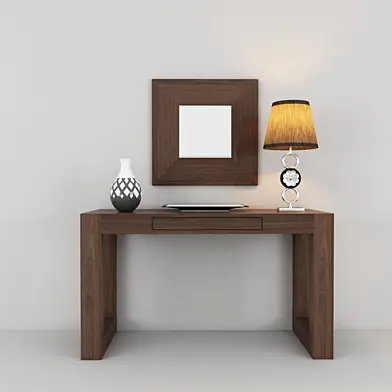 modern wooden console