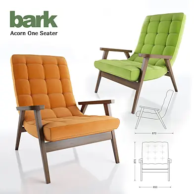 Bark Acorn One Seater