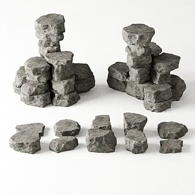 Rock stone collection №6 / Коллекция скального камня №6