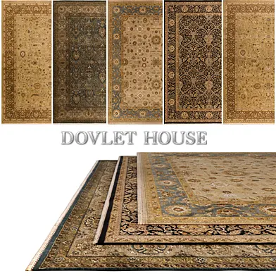 Ковры DOVLET HOUSE 5 штук (part 151)