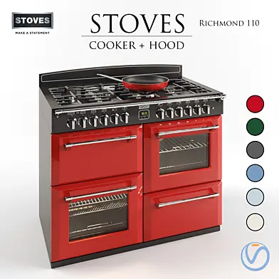 Stoves Richmond 110 cooker + hood