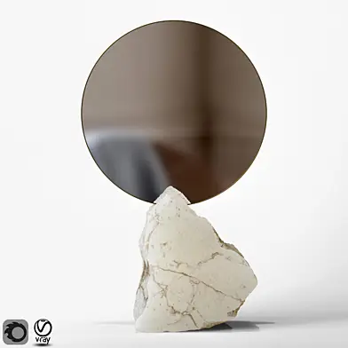 TENSION MIRROR IVORY LARGE