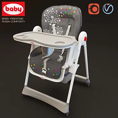 Стульчик для кормления Baby Prestige Avion Comfort