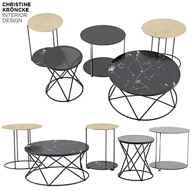 Moi & Mio Coffee & Side Tables by Christine Kroencke