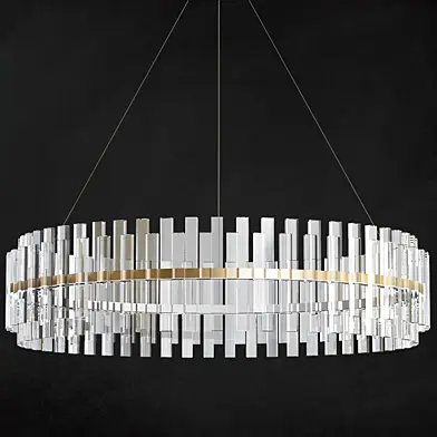 Casandra 4-light Brushed Brass Pendant