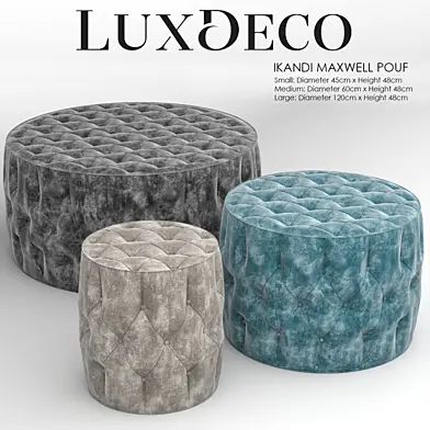 LUXDECO IKANDI MAXWELL POUF