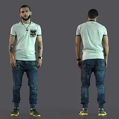 3d scan man