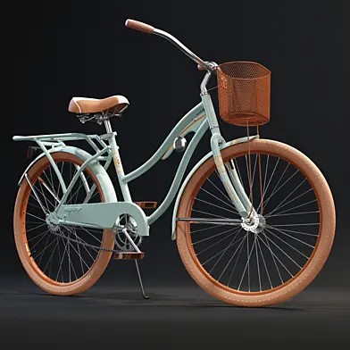 Huffy Nel Lusso Womens Cruiser Bike with Basket