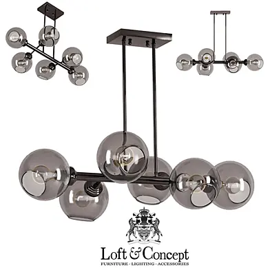 Люстра Glass Bubble Chandelier Black