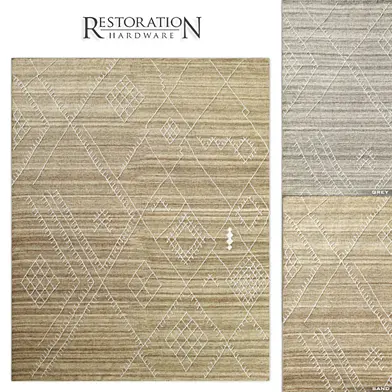 Sarto Embroidered Flatweave Rug RH