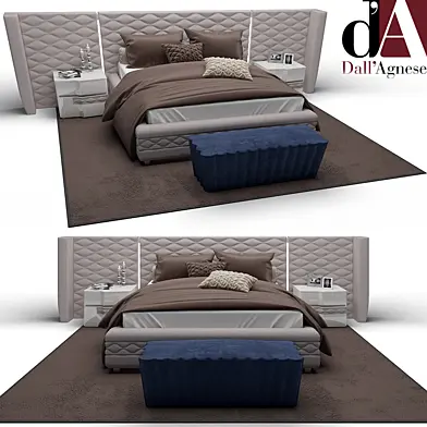 Bed CHANEL BIANCO Dall'Agnese