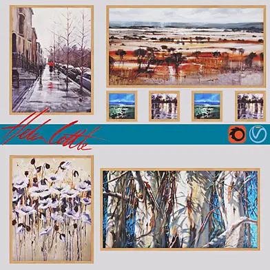 Подборка картин художницы Helen Cottle №5. Коллекция Acrylic.