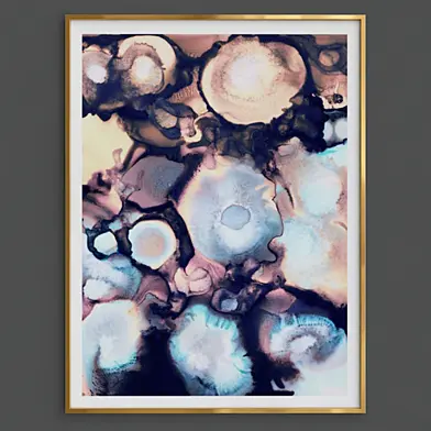 Watercolour and ink art
