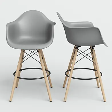 Стул Eames Style DAW барный.