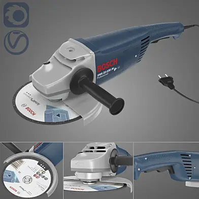 Угловая шлифовальная машина bosch gws 22-230