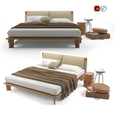 Кровать Cuddle итальянской фабрики Alivar