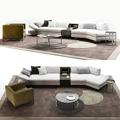 Комплект Vittoria Frigerio Диван Davis
