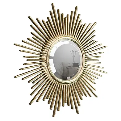 Josephson Modern Sunburst Accent Mirror