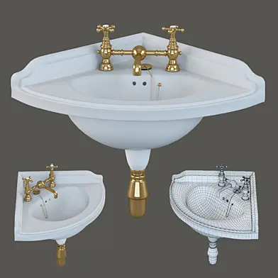 Угловой умывальник Gentry