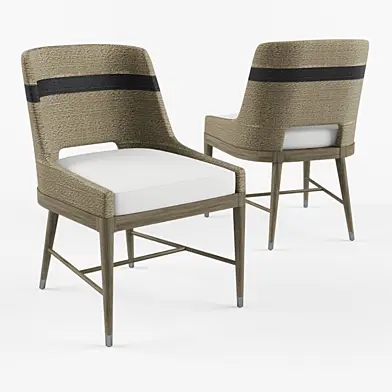 Palecek Fritz Rope Side Chair