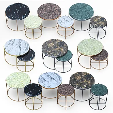 Marble table set