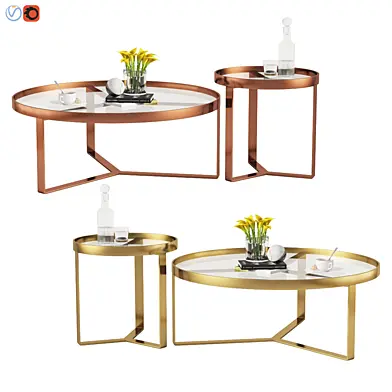 Made Aula coffee table & Side Table