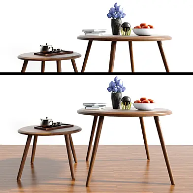 Vince Dining And Coffee Small Table With Parquet