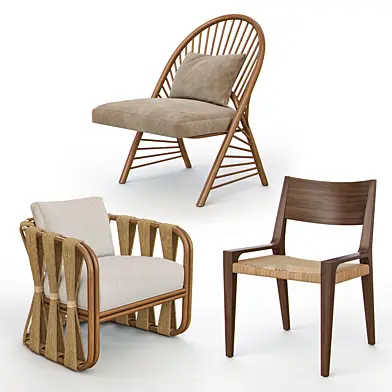 Rattan and Wicker Chairs I