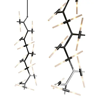 Agnes cascade 20 lights black von Roll & Hill