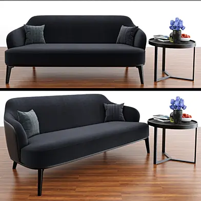 Minotti Leslie Arm Sofa Aula Table And Parquet