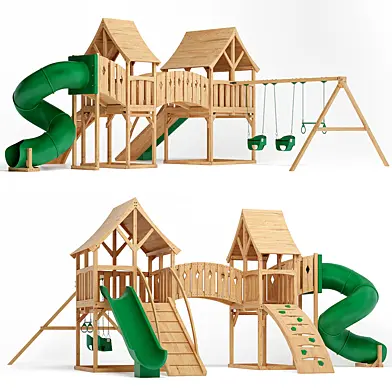 Majestic Double Swing Set