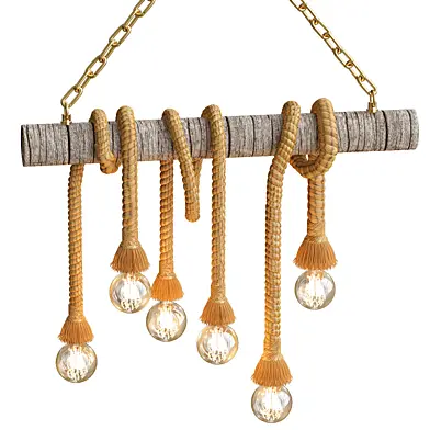 Industrial Rope Pendant Lights