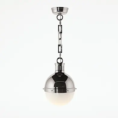Thomas O'Brien Modern Hicks Small Pendant (Polished Nicke)