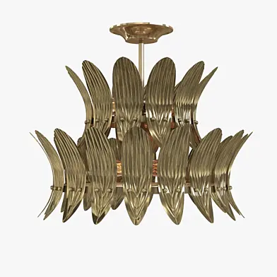 arteriors Analise Two Tier Chandelier 3D model