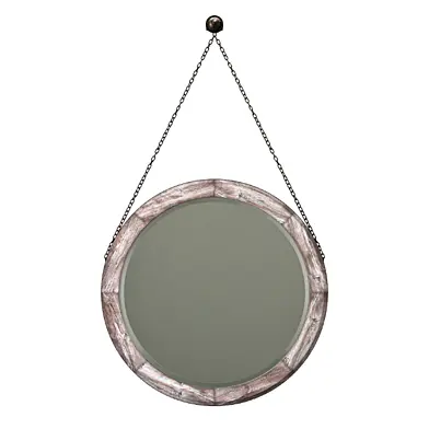 Uttermost loughlin lightly stained wood mirror
